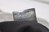 Authentic GUCCI Sherry Line Shoulder Bag GG Canvas Leather 145857 Silver 9603I
