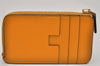 Authentic TOM FORD Vintage Leather Coin Purse Wallet Yellow Box 9603J
