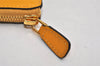 Authentic TOM FORD Vintage Leather Coin Purse Wallet Yellow Box 9603J