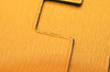 Authentic TOM FORD Vintage Leather Coin Purse Wallet Yellow Box 9603J