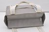 Authentic CHANEL Sports Line CC Logo Shoulder Tote Bag Purse Nylon Gray  9604I