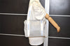 Authentic CHANEL Sports Line CC Logo Shoulder Tote Bag Purse Nylon Gray  9604I