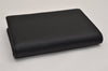 Authentic BALLY Vintage Business Card Case Holder Leather Black Box 9606J