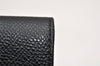 Authentic BALLY Vintage Business Card Case Holder Leather Black Box 9606J