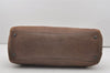 Authentic PRADA Vintage Leather Nappa 2Way Hand Boston Bag Brown 9608I