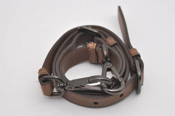 Authentic PRADA Vintage Leather Nappa 2Way Hand Boston Bag Brown 9608I