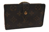 Auth Louis Vuitton Monogram Porte Monnaie Billets Viennois Wallet Junk 9608J