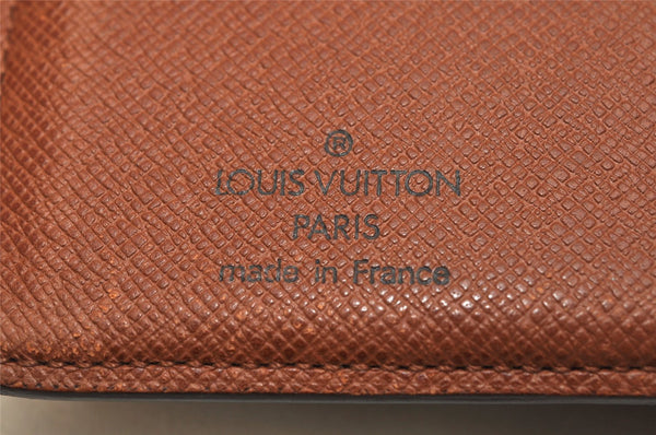 Auth Louis Vuitton Monogram Porte Monnaie Billets Viennois Wallet Junk 9608J