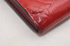 Authentic Louis Vuitton Vernis Portefeuille Sarah Wallet M93633 Red Pink 9609J