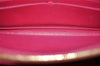 Authentic Louis Vuitton Vernis Portefeuille Sarah Wallet M93633 Red Pink 9609J