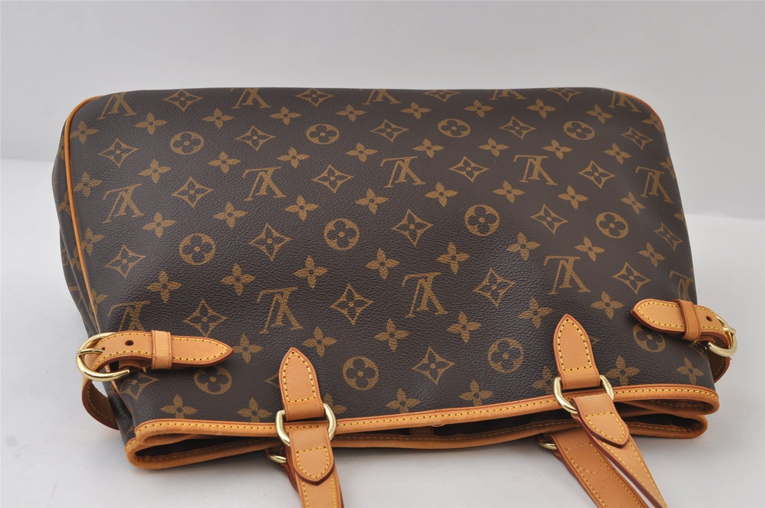 Authentic Louis Vuitton Monogram Batignolles Horizontal Tote Bag M51154 LV 9611I