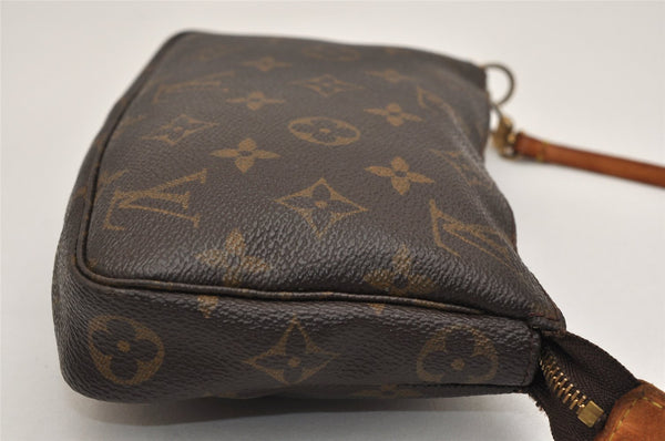 Authentic Louis Vuitton Monogram Pochette Accessoires Pouch M51980 LV Junk 9611J