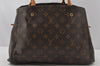 Authentic Louis Vuitton Monogram Montaigne MM 2Way Hand Bag M41056 LV 9612I
