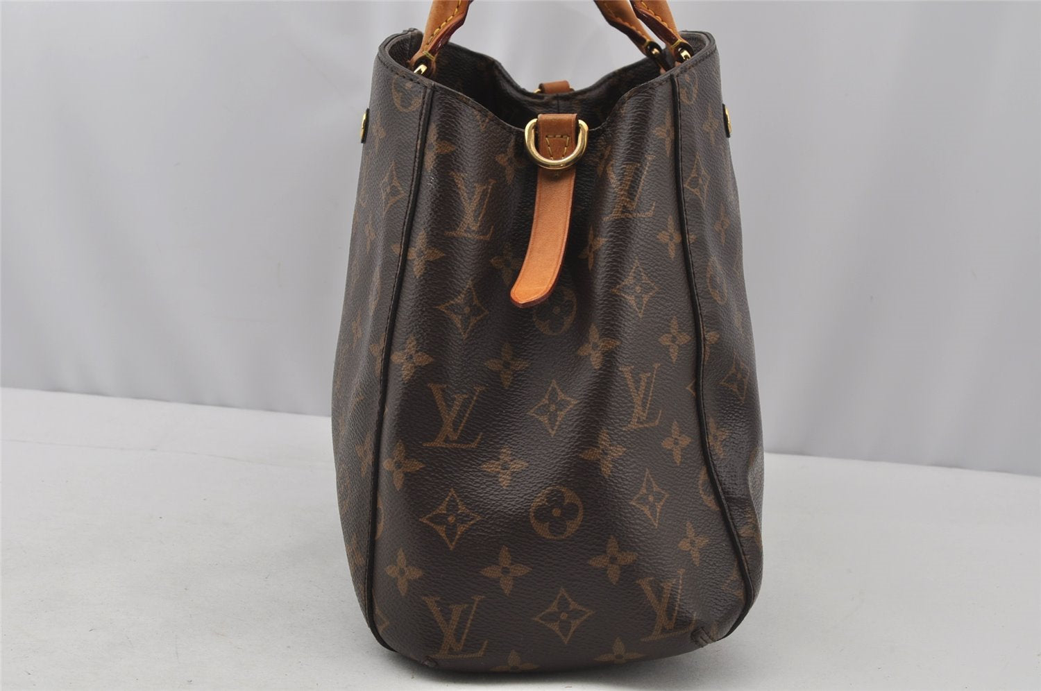 Authentic Louis Vuitton Monogram Montaigne MM 2Way Hand Bag M41056 LV 9612I
