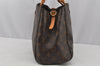 Authentic Louis Vuitton Monogram Montaigne MM 2Way Hand Bag M41056 LV 9612I