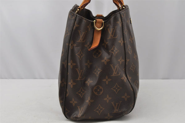 Authentic Louis Vuitton Monogram Montaigne MM 2Way Hand Bag M41056 LV 9612I