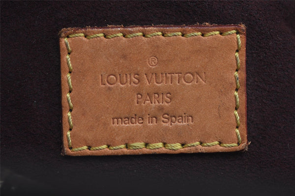 Authentic Louis Vuitton Monogram Montaigne MM 2Way Hand Bag M41056 LV 9612I