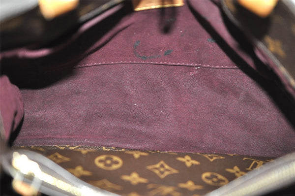 Authentic Louis Vuitton Monogram Montaigne MM 2Way Hand Bag M41056 LV 9612I