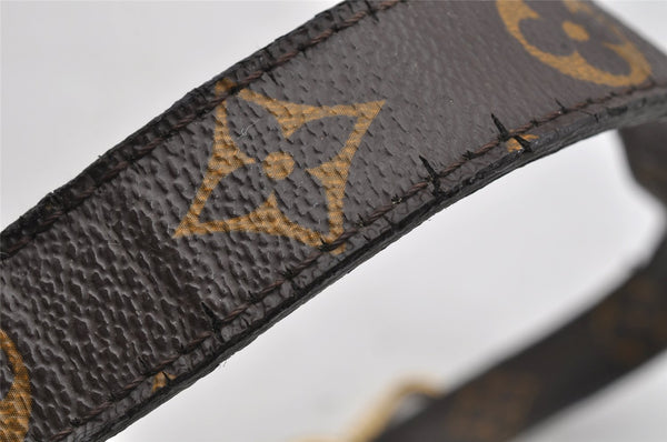 Authentic Louis Vuitton Monogram Montaigne MM 2Way Hand Bag M41056 LV 9612I