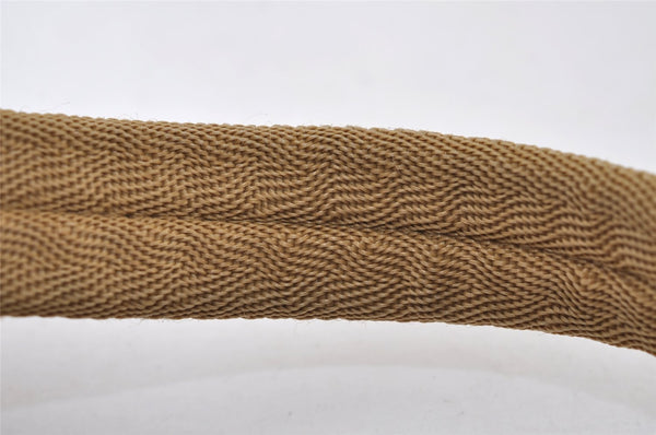 Authentic PRADA Vintage Nylon Tessuto Hand Bag Purse Beige 9613I