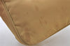 Authentic PRADA Vintage Nylon Tessuto Hand Bag Purse Beige 9613I