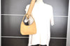 Authentic PRADA Vintage Nylon Tessuto Hand Bag Purse Beige 9613I