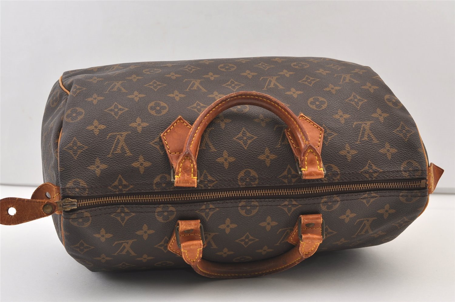 Authentic Louis Vuitton Monogram Speedy 35 Hand Boston Bag M41524 LV 9613J