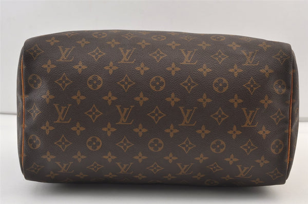 Authentic Louis Vuitton Monogram Speedy 35 Hand Boston Bag M41524 LV 9613J