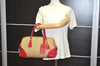 Authentic PRADA Vintage Canvas Leather Shoulder Hand Bag Beige 9614I