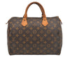 Authentic Louis Vuitton Monogram Speedy 30 Hand Boston Bag M41526 Junk 9616J