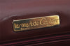 Authentic Cartier Must de Cartier Clutch Hand Bag Leather Bordeaux Red 9617I