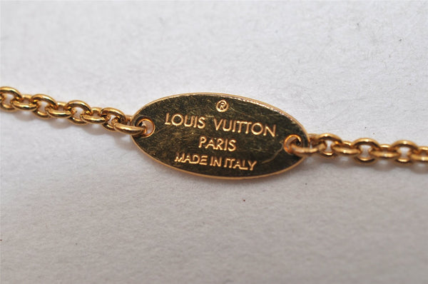 Authentic Louis Vuitton Bracelet LV & ME Initial R Gold Tone M67175 LV 9617J