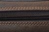 Authentic GUCCI Web Sherry Line Shoulder Bag GG PVC Leather Brown Junk 9618I