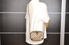 Authentic GUCCI Web Sherry Line Shoulder Bag GG PVC Leather Brown Junk 9618I