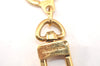 Authentic Louis Vuitton Charm Key Chain Anokre Gold M62698 LV 9618K