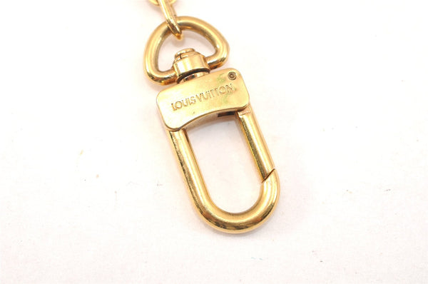 Authentic Louis Vuitton Charm Key Chain Anokre Gold M62698 LV 9618K