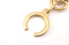 Authentic Louis Vuitton Charm Key Chain Anokre Gold M62698 LV 9618K