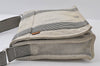 Authentic HERMES New Fourre Tout Basas Shoulder Cross Body Bag Canvas Gray 9619I