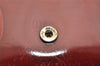 Authentic Cartier Happy Birthday Long Wallet Enamel Bordeaux Red Junk 9619J