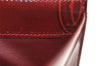 Authentic Cartier Happy Birthday Long Wallet Enamel Bordeaux Red Junk 9619J