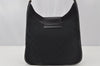 Authentic GUCCI Shoulder Bag Purse GG Canvas Leather 0014129 Black 9620I