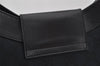 Authentic GUCCI Shoulder Bag Purse GG Canvas Leather 0014129 Black 9620I