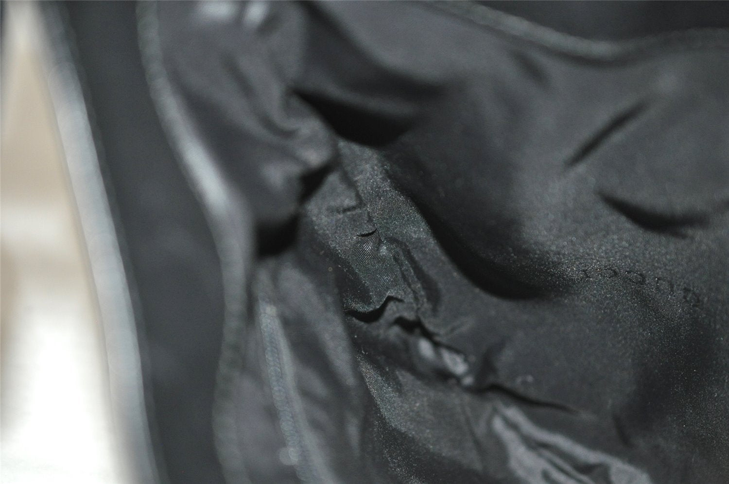 Authentic GUCCI Shoulder Bag Purse GG Canvas Leather 0014129 Black 9620I