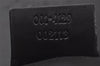 Authentic GUCCI Shoulder Bag Purse GG Canvas Leather 0014129 Black 9620I