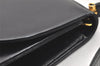 Authentic Christian Dior Vintage Shoulder Bag Purse Leather Black CD Junk 9621I