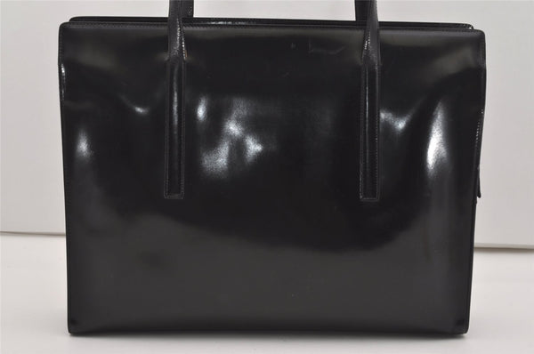 Authentic PRADA SPAZZOLATO SPOR Leather Shoulder Hand Bag B6902 Black 9622I