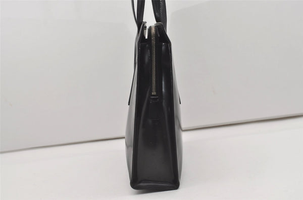 Authentic PRADA SPAZZOLATO SPOR Leather Shoulder Hand Bag B6902 Black 9622I