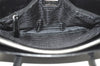 Authentic PRADA SPAZZOLATO SPOR Leather Shoulder Hand Bag B6902 Black 9622I