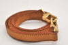 Authentic Louis Vuitton Leather Shoulder Strap Beige 50.8" LV 9622J