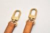 Authentic Louis Vuitton Leather Shoulder Strap Beige 50.8" LV 9622J